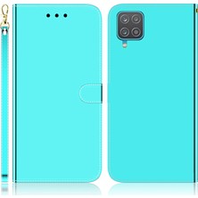 Seashell Digital Samsung Galaxy M32 (Global Versiyon) Için Kullanışlı Kayış Önleme Önleyici Anti-Damla Çizilmeye Dayanıklı Yüzey Cüzdan Kılıfı Standı Deri Çantası (Yurt Dışından)