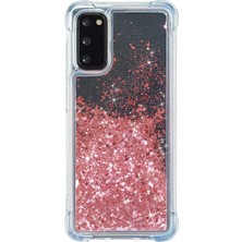 Seashell Digital Samsung Galaxy NOTE20/NOTE20 Için Saf Renkli Glitter Tozu ve Tpu Kılıfı (Yurt Dışından)