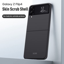 Seashell Digital Samsung Galaxy Z Flip4 Için 5g Çizgiye Dönüş Anti Anti Tele Kılıfı Cilt Dokunma Sert Pc Mat Duygu Geri Kapak-Dark Yeşil (Yurt Dışından)