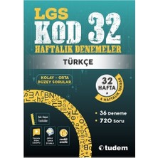 Tudem Yayınları LGS Kod 32 Haftalık Denemeler Türkçe