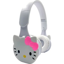 Sevgi Aksesuar Hello Kitty Kablosuz Bluetooth Katlanabilir Kulaküstü Kulaklık