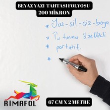 Rimafol Beyaz Yazı Tahtası Folyosu 67CMX2M 200 Micron