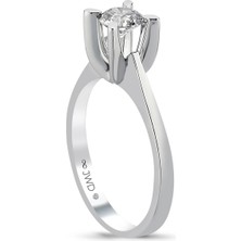 JWD Diamond 0.52 Ct F-G Si 3.15 gr 14 K Jwd Tek Taş Yüzük