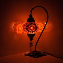 Mosland Home Dekoratif Mozaik Lamba Abajur Otantik Gece Lambası Hediyelik Lamba