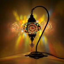 Mosland Home Dekoratif Mozaik Lamba Osmanlı El Yapımı Abajur Hediyelik Gece Lambası