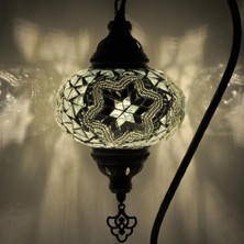 Mosland Home Mozaik Lamba Abajur Otantik Gece Lambası Hediyelik Lamba