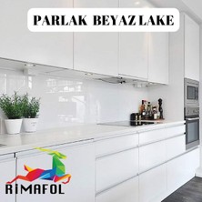 Rimafol  Mutfak Dolap Tezgah ve Mobilya Kaplama Folyosu Parlak Beyaz 52CMX10METRE