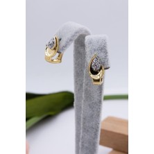 Latif Kuyumcu 14 Ayar Altın Küpe J Klips Kadın Küpe LKKP1271