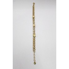 Stainless Steel Zincir Kelebek Detaylı Çelik Bileklik