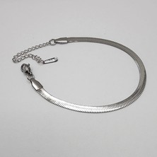 Stainless Steel Italyan Zincir Çelik Bileklik