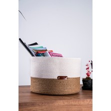 Concise Yuvarlak Hasır Sepet Organizer Çok Amaçlı Düzenleyici BM22-102