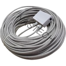 5 Li Switch Port Internet Dağıtıcı +2*10 Metre Cat 6 Kablo +1 Giriş 4 Çıkış
