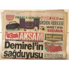 Gökçe Koleksiyon Akşam Gazetesi 1 Haziran 1996 - Polisin Türküne 300 Yabancısına 5 Bin Dolar   GZ7255