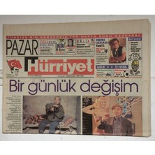 Gökçe Koleksiyon Hürriyet Gazetesi 10 Aralık 1995  - Arap ve Zöhre Ile Bir Günün Hikayesi   GZ7601