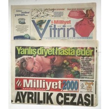 Gökçe Koleksiyon Milliyet 2000 Gazetesi Vitrin Eki Ile 28 Ekim  2000 - Ayrılık Cezası    GZ8046