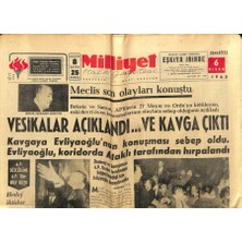 Gökçe Koleksiyon Milliyet Halk Gazetesi 6 Nisan 1963 - Amerika Elçiliğimiz Adına Viski Kaçakçılığı Yapılmış  GZ79248