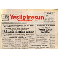 Gökçe Koleksiyon Yeşil Giresun Gazetesi 28 Haziran 1995 - Tez-Koop-Iş Davayı Kazandı  GZ77828