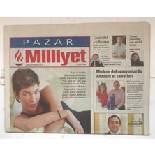 Gökçe Koleksiyon Milliyet  Pazar Gazetesi 23 Mayıs 2004 - Düşler Fabrikasının Acımasız Dişlileri    GZ8234