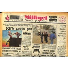 Gökçe Koleksiyon Milliyet Halk Gazetesi 8 Ekim 1976 - Tmmob Başkanının Dgmde 60 Yıl Hapsi Istendi GZ85658