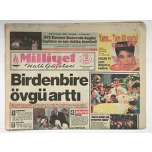 Gökçe Koleksiyon Milliyet Halk Gazetesi 18 Haziran 1993 - Saddamın Oğlu Dublör Tutmuş GZ8687