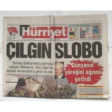Gökçe Koleksiyon Hürriyet  Gazetesi 14 Nisan 1999  - Dünyanın Yüreğini Ağzına Getirdi    GZ8474