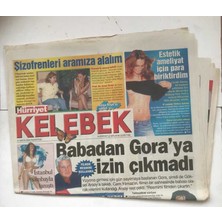 Gökçe Koleksiyon Hürriyet Gazetesi Kelebek Eki 31 Mayıs 2004 - Hülya Avşar  Bırakın Şizofrenler Yaşama Karışsın GZ8632