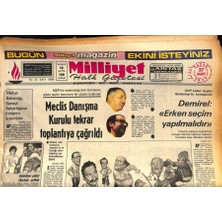Gökçe Koleksiyon Milliyet Halk Gazetesi 27 Mart 1977 - Paludan Sonra Ağrıda Sallandı , Can Kaybı Yok  GZ85792