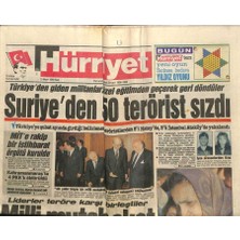 Gökçe Koleksiyon Hürriyet Gazetesi 13 Mart 1990 - Mite Rakip Bir Istihbarat Örgütü Kuruldu  GZ88299