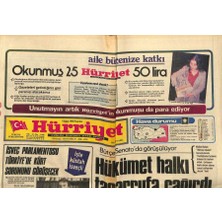 Gökçe Koleksiyon Hürriyet Gazetesi 4 Şubat 1980 - Ecevit Sosyalistlere Durumumuzu Anlatacak  GZ88457