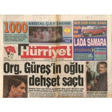 Gökçe Koleksiyon Hürriyet Gazetesi 2 Ocak 1992 - Org. Güreşin Oğlu Dehşet Saçtı  GZ90889