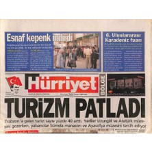 Gökçe Koleksiyon Hürriyet Gazetesi 25 Eylül 2000 - Iğdır Havaalanı Ödenek Bekliyor  GZ90872