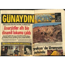 Gökçe Koleksiyon Günaydın Gazetesi 22 Ocak 1977 - Trakyada Uranyum Bulundu  GZ87156