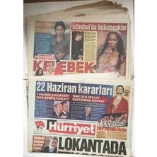 Gökçe Koleksiyon Hürriyet Gazetesi Kelebek Eki Ile 23 Haziran 2006 - Tarkan Moskovayı Ayağa Kaldırdı      GZ7954