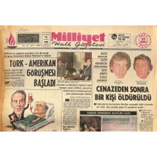 Gökçe Koleksiyon Milliyet Halk Gazetesi 22 Şubat 1977 - Odtü Öğrencisi Chpli Ağaoğlunu Öldürmekten Sanık Mhpli 2 Genç Yakalandı  GZ85720