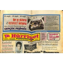 Gökçe Koleksiyon Hürriyet Gazetesi 7 Mayıs 1975 - Amerikan Kongresinde Makarios`un Sözü Ford`dan Daha Çok Geçiyor GZ88199