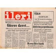 Gökçe Koleksiyon Giresun Ileri Gazetesi 21 Ocak 1995 - Kara, Fiskobirlik Delegelerine Seslendi Hesap Sorun GZ79684