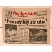 Gökçe Koleksiyon Yeşilgiresun Gazetesi 5 Temmuz 2006 - Vali Kent Ormanında Inceleme Yaptı   GZ7745