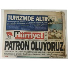 Gökçe Koleksiyon Hürriyet Gazetesi 21 Temmuz 2000 - Patron Oluyoruz GZ9013