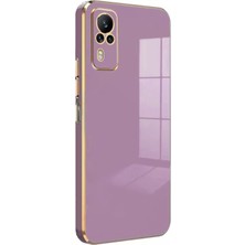 Microsonic Vivo Y51A Kılıf Olive Plated Lila