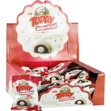 Elvan Today Snowball Mini Hindistan Cevizli Kek 25 g 24 Adet Kutu İçin Lezzetli Atıştırmalık