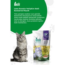 Leos Kuzulu Yetişkin Kedi Yaş Maması Pouch 12x85 Gr