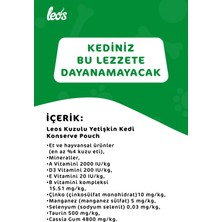 Leos Kuzulu Yetişkin Kedi Yaş Maması Pouch 12x85 Gr