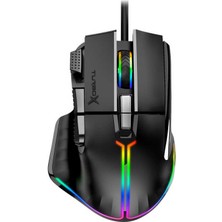 Tekno Shark 20000 Dpı USB Kablolu Siyah Rgb Gaming Optik Mouse