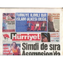 Gökçe Koleksiyon Hürriyet Gazetesi 14 Haziran 2004 - Şimdi Sıra Asompsionda GZ108468