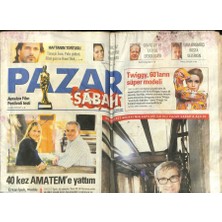 Gökçe Koleksiyon Sabah Gazetesi Pazar Eki 11 Ekim 2009 - Erkan Ipek 4 Kez Amateme Yattım  GZ107595