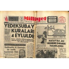 Gökçe Koleksiyon Milliyet Gazetesi - 19 Ağustos 1970 - Hatayda Asi Nehrine Girmek Yasaklandı  GZ110759
