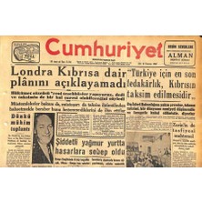 Gökçe Koleksiyon Cumhuriyet Gazetesi 16 Temmuz 1957 - Asya Gripi Suriye Ile Lübnanı Sardı - Kapalıçarşının Dördüncü Kısmı Yarın Açılıyor  GZ119932