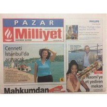 Gökçe Koleksiyon Milliyet Gazetesi Pazar Eki 6 Temmuz 2003 - Mahkumdan 7 Trilyonluk Proje   GZ32655