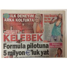 Gökçe Koleksiyon Hürriyet Gazetesi Kelebek  Eki 5 Aralık 2005 -  Formula Pilotuna 5 Milyon Euroluk Yat  David Coulthard GZ20023