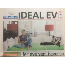 Gökçe Koleksiyon Radikal Gazetesi Ideal Ev Eki  24 Ekim 2003 - Her Eve Yeni Heyecan  GZ34439